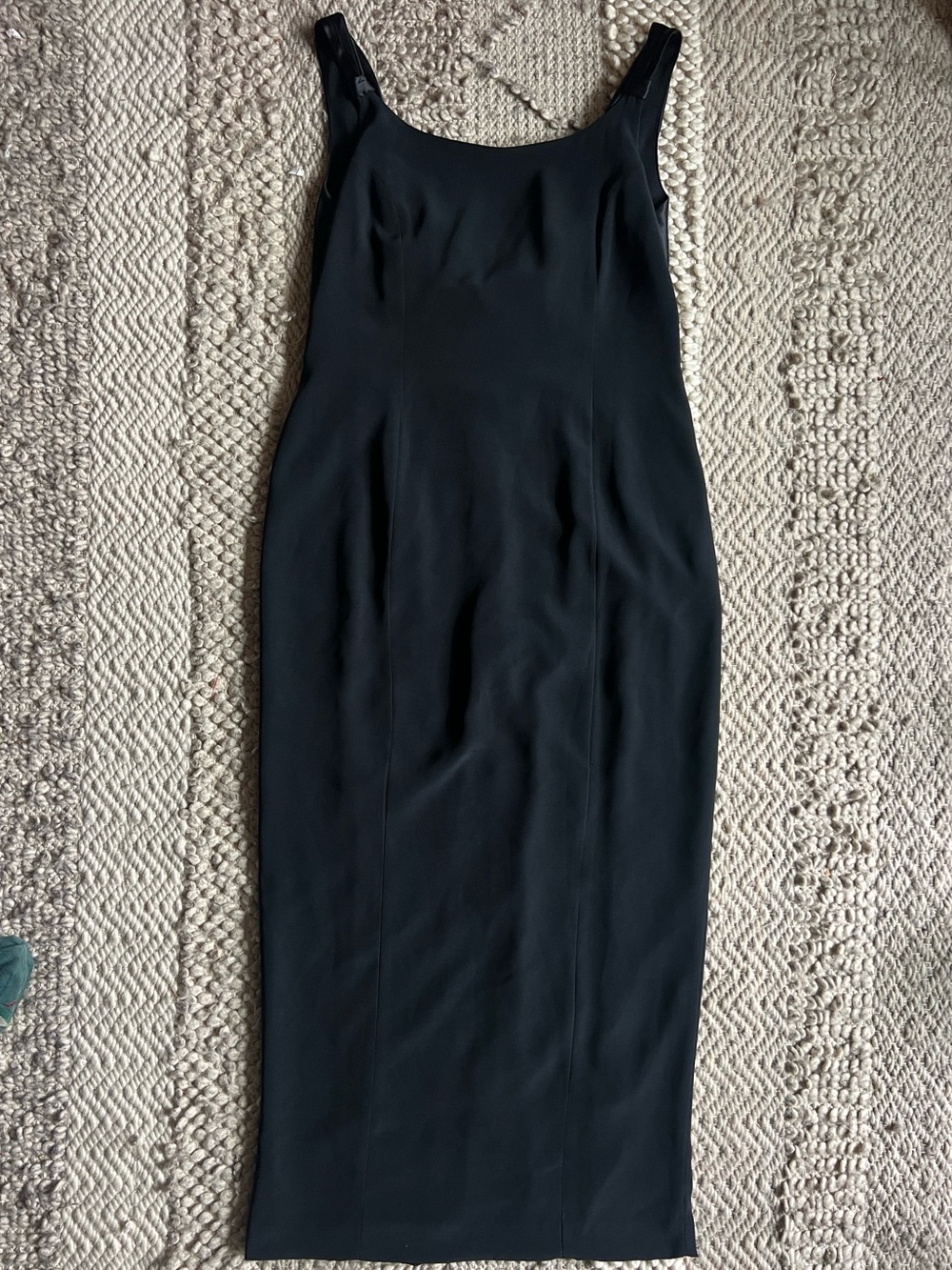 Jones New York Black Sleeveless Scoop Neck Maxi Dress